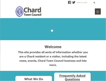 Tablet Screenshot of chard.gov.uk